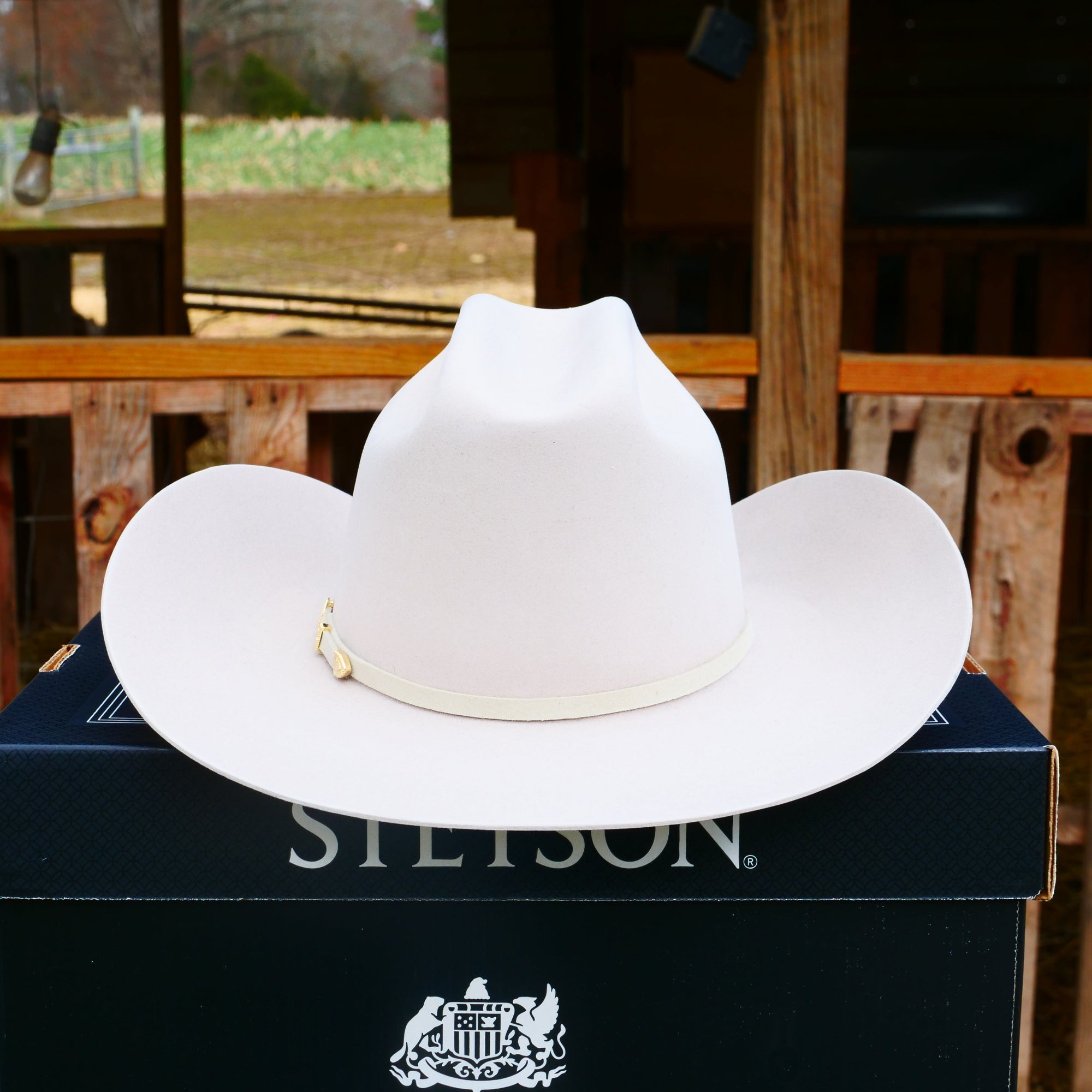 Stetson 100x el presidente cowboy hat 5" crown