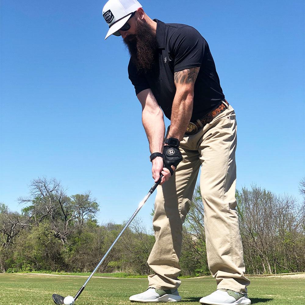 Hooey "The Weekender" Polo Shirt Black