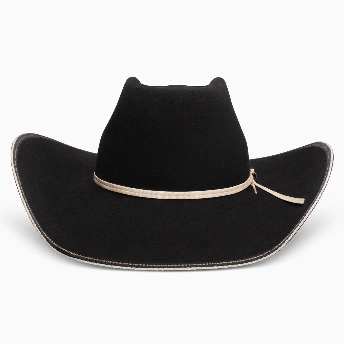 Resistol Black 4X Brick Crown Cowboy Hat Snake Eyes