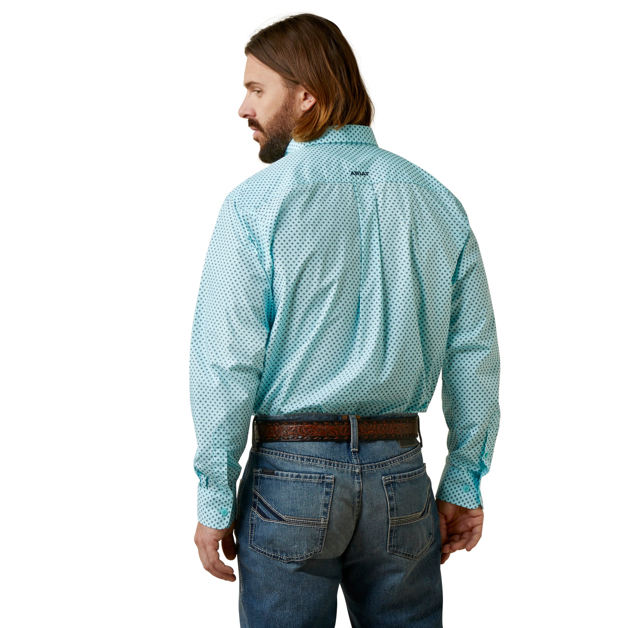 mens long sleeve ariat shirt