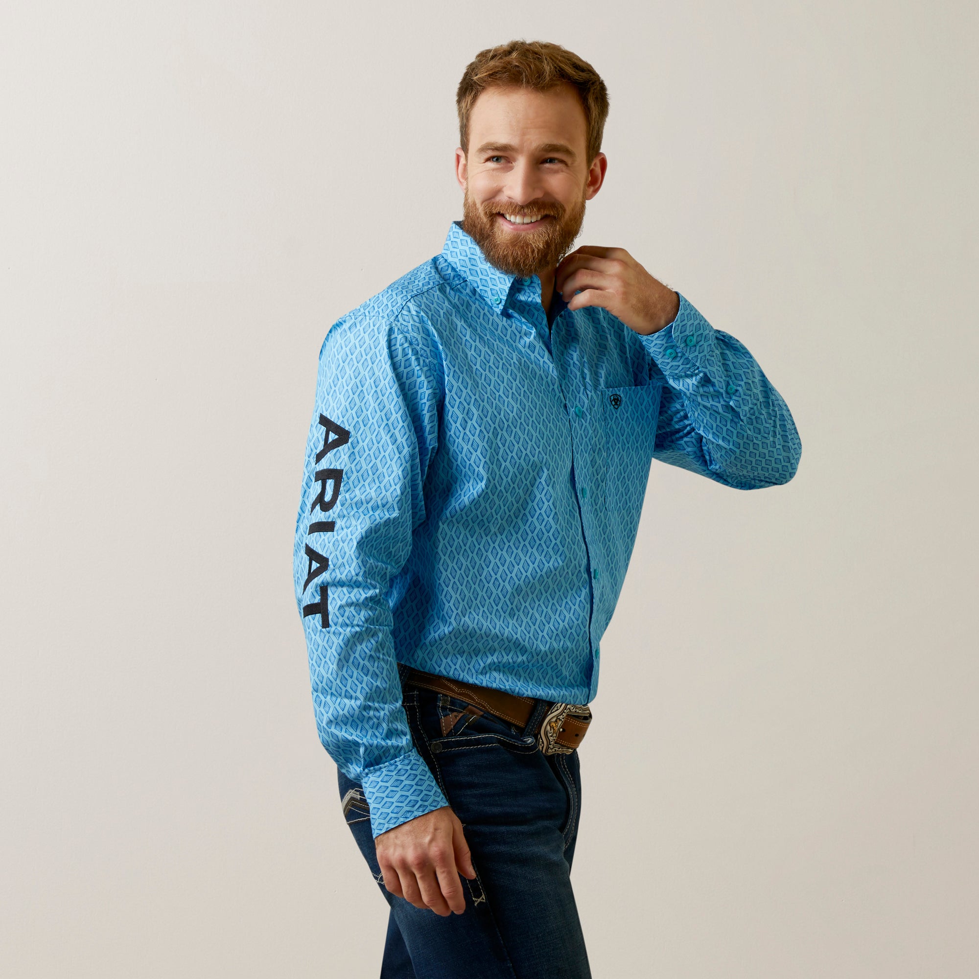 ariat blue shirts