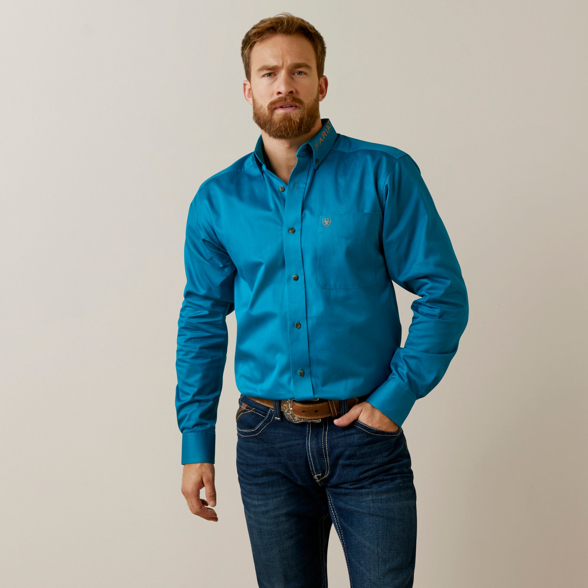 ariat blue shirt