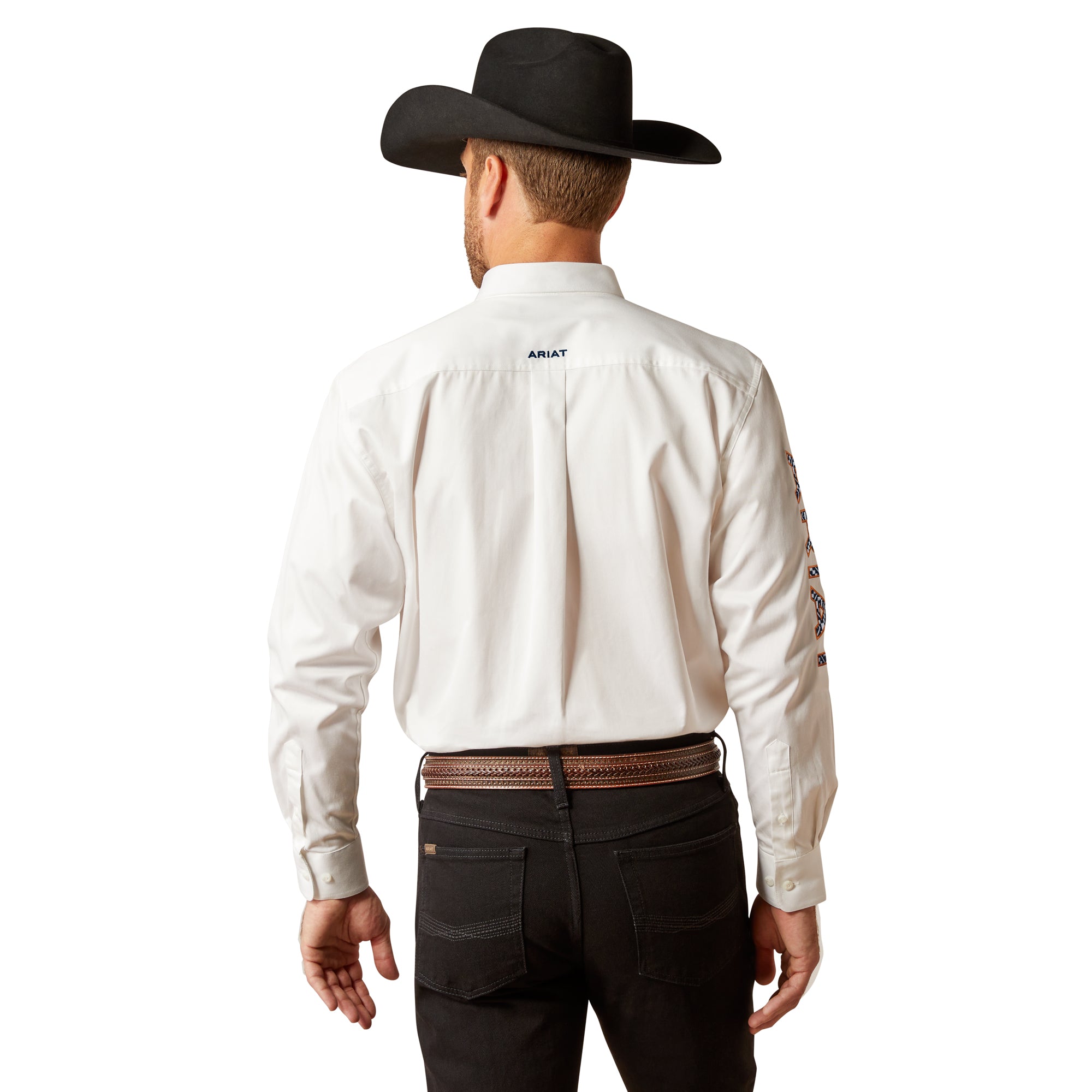 ariat team shirt white