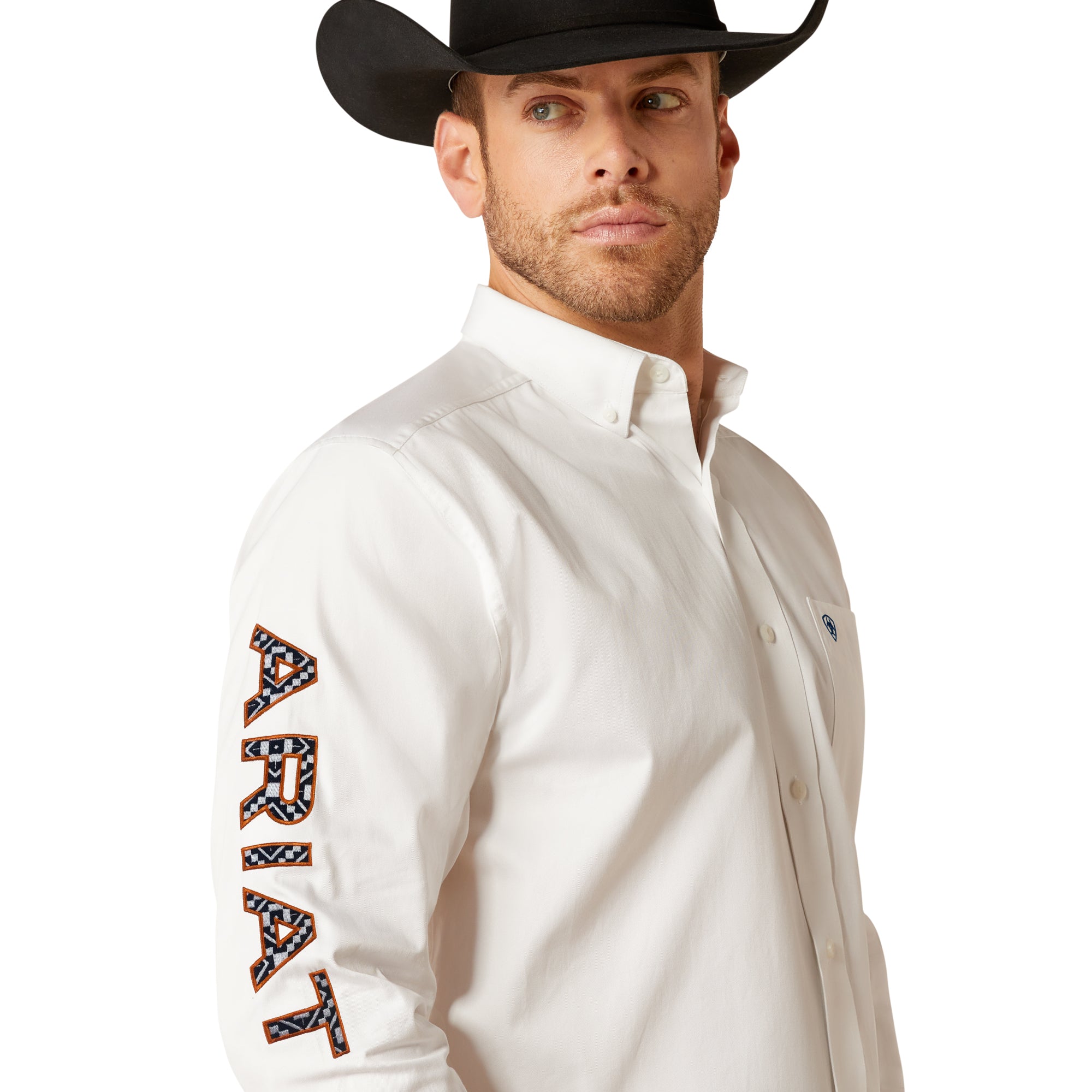 camisa ariat blanco