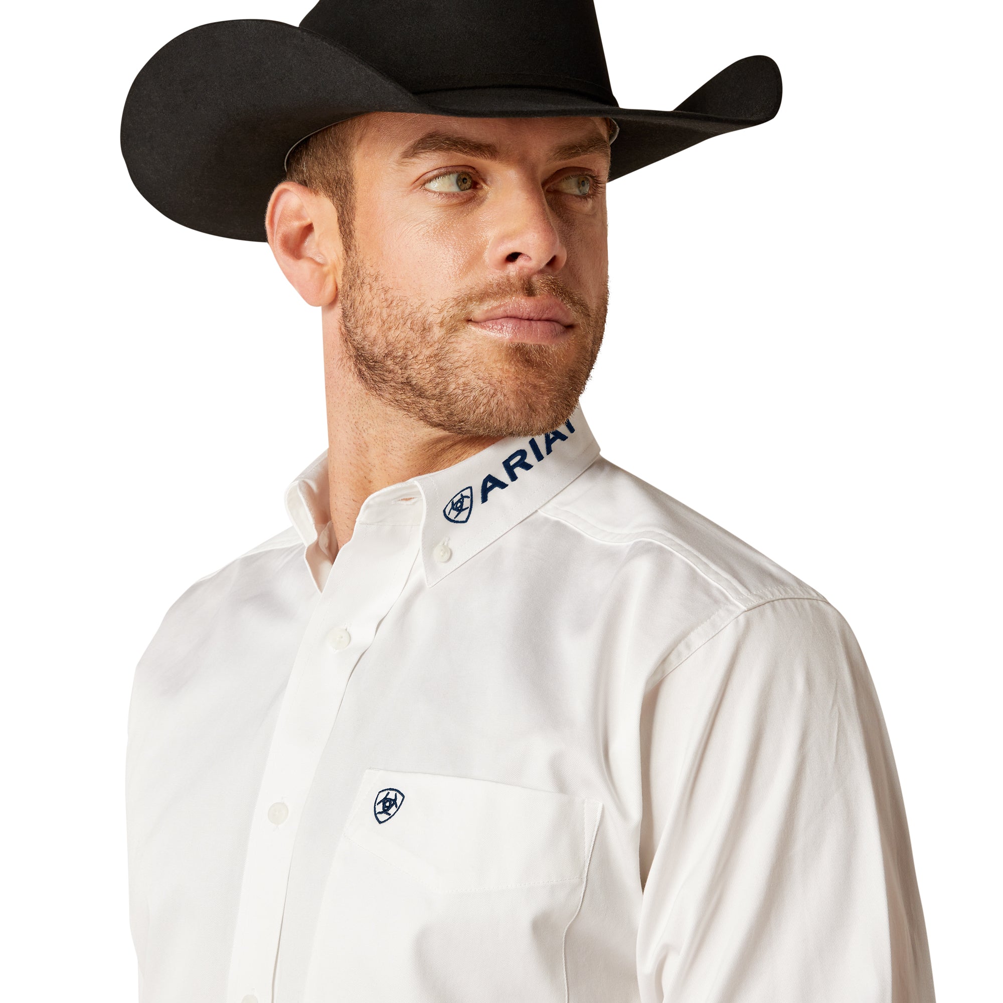 camisa ariat blanco