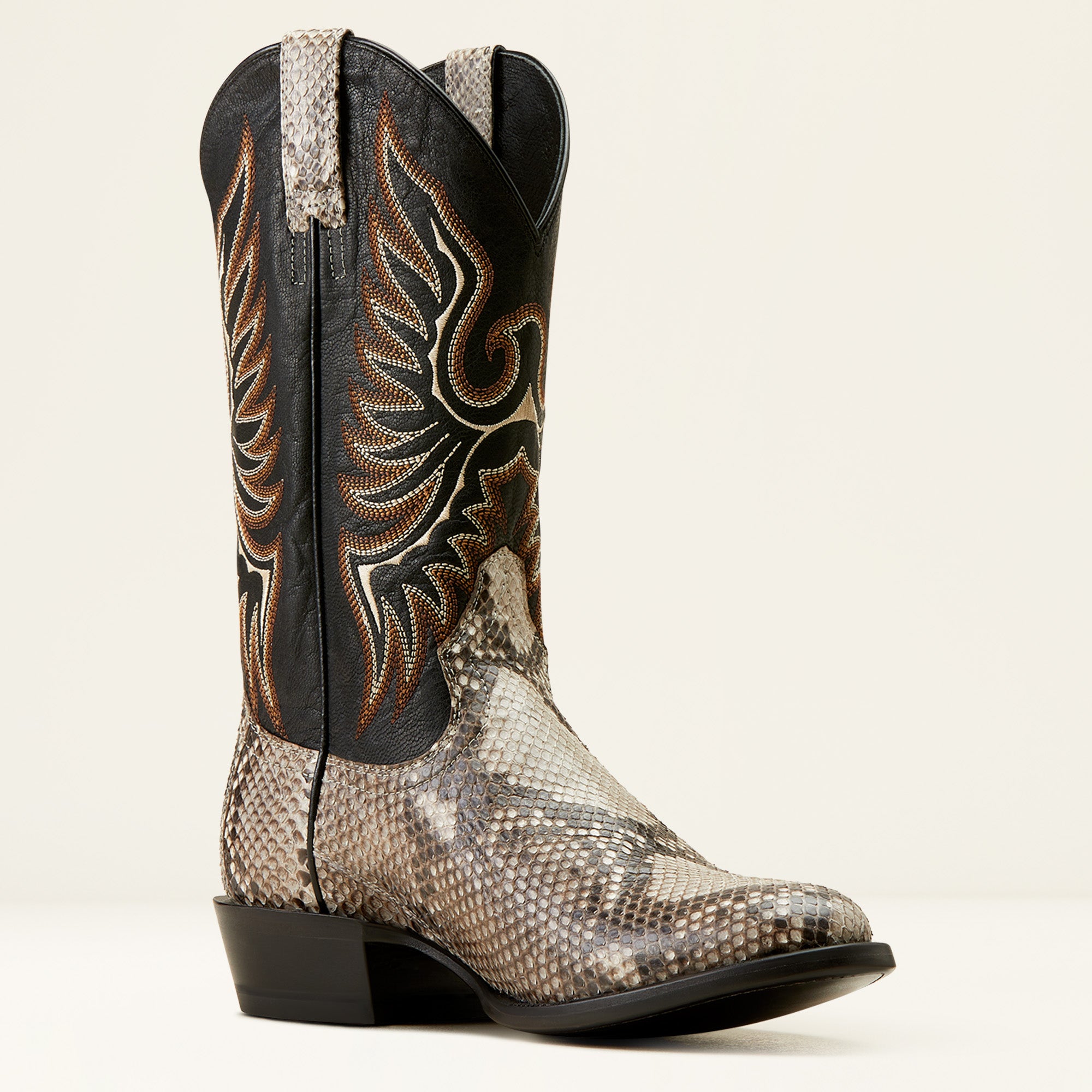 mens snakeskin boots