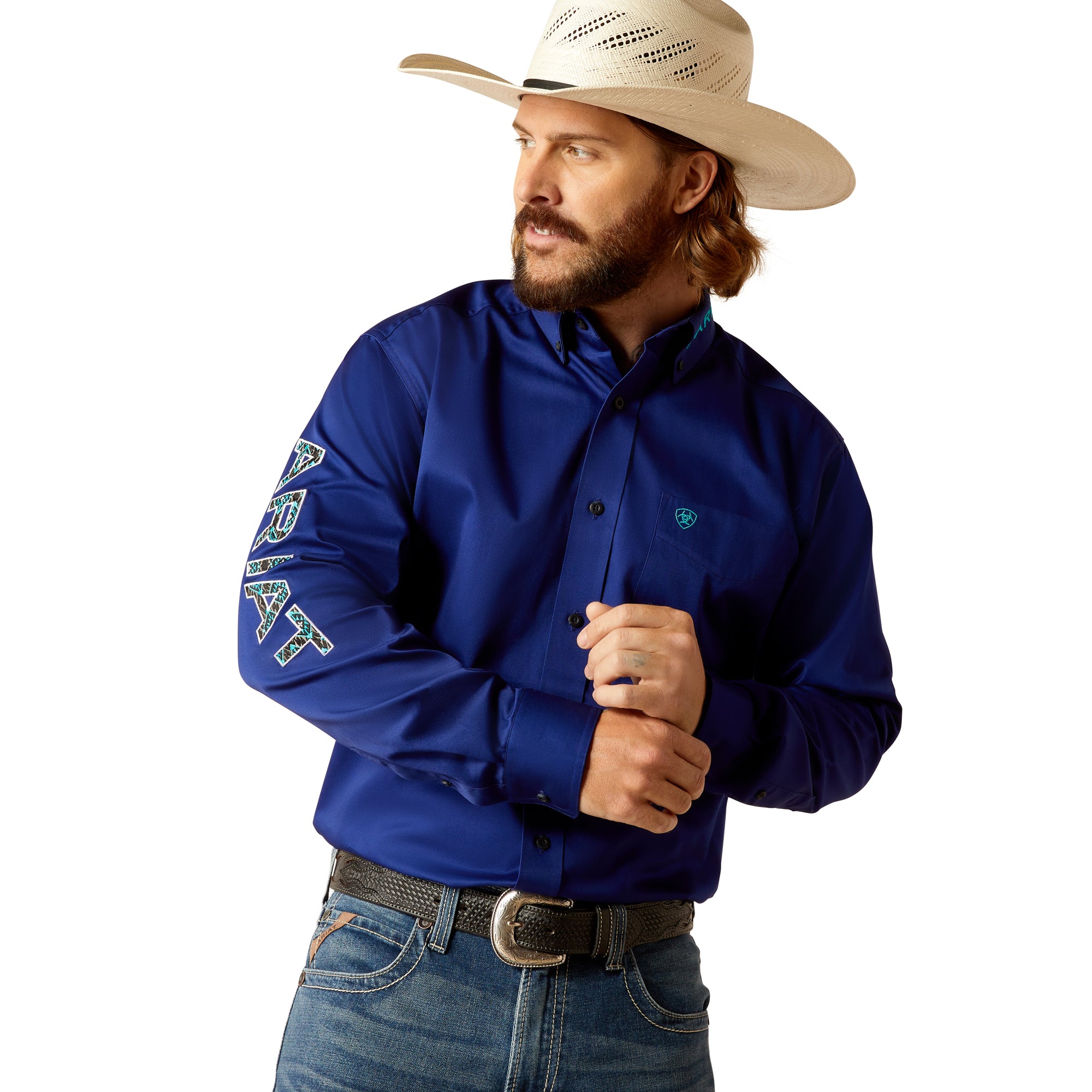 ariat blue shirt