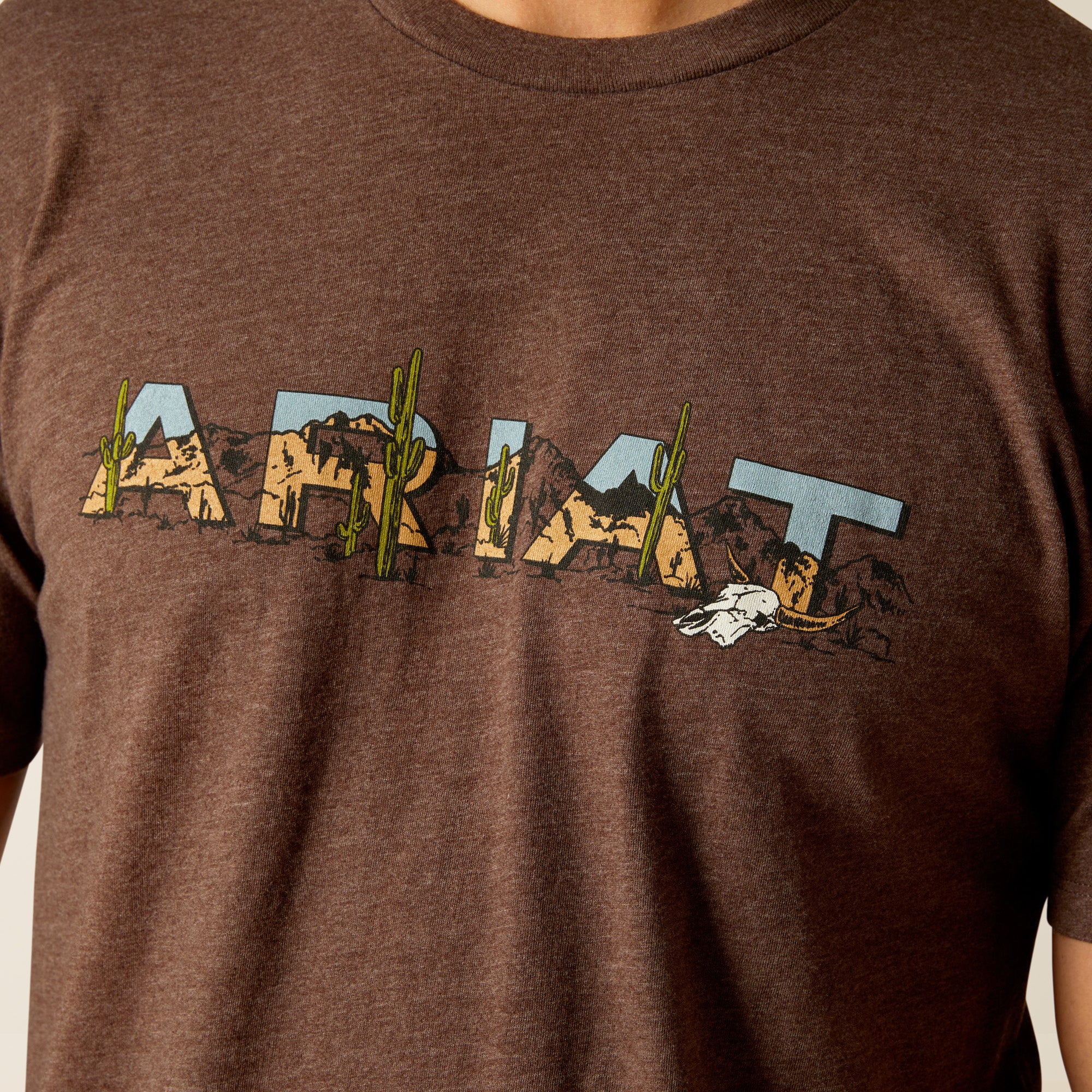 ariat brown t shirt