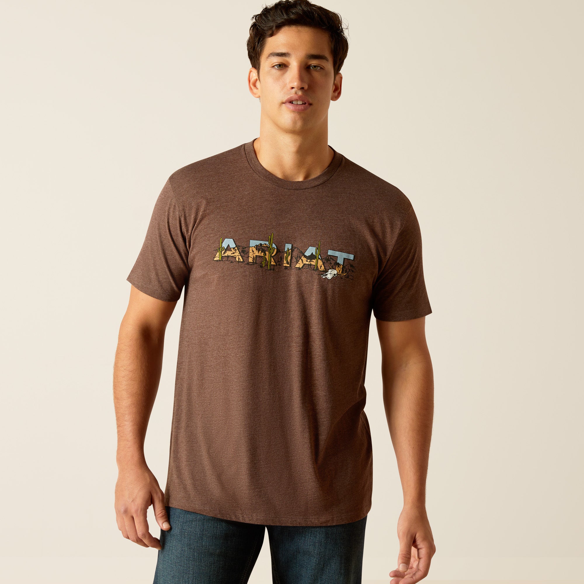 brown shirt ariat