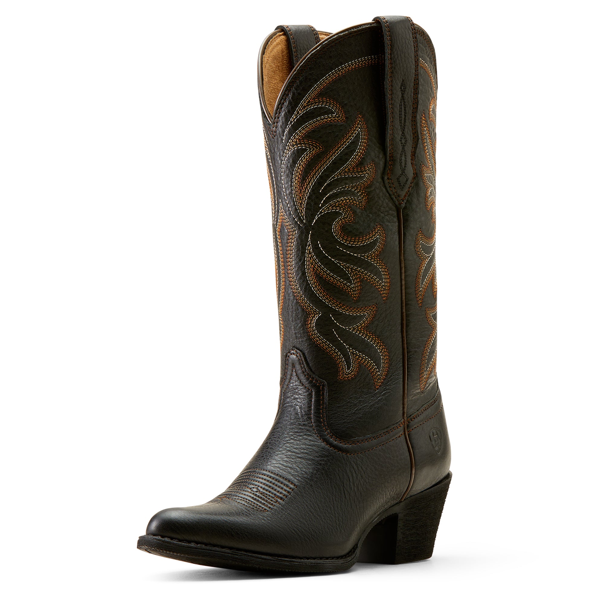 womens western boots black