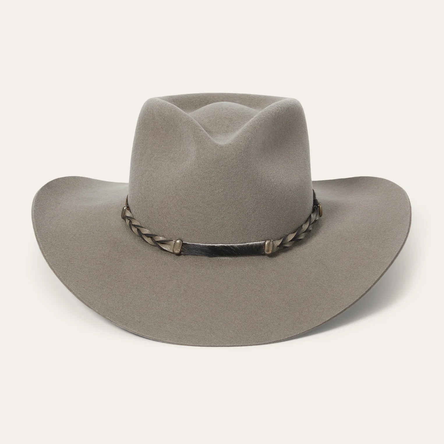 Stetson buffalo felt 4x drifter hat stone