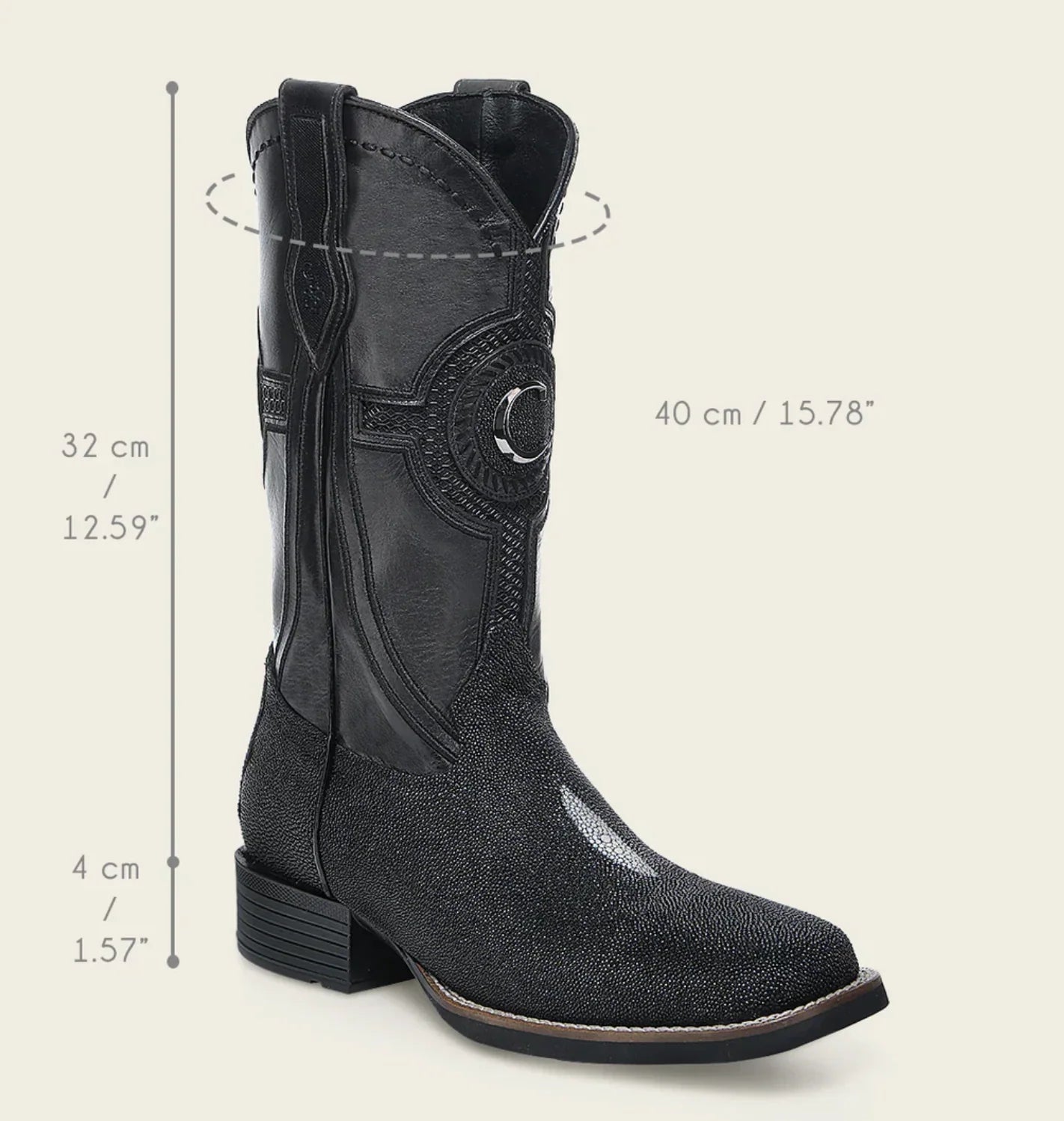 Cuadra Stingray Square Toe Boots CC221