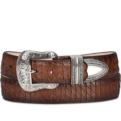 ARIAT- Women's Fashion Leather Belt ( Distressed Brown ) – El Potrerito