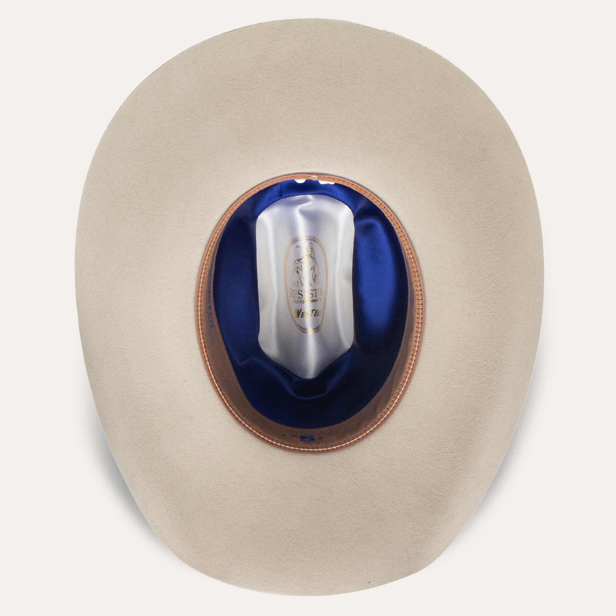 Resistol 5x Felt Five Star Cowboy Hat Silverbelly