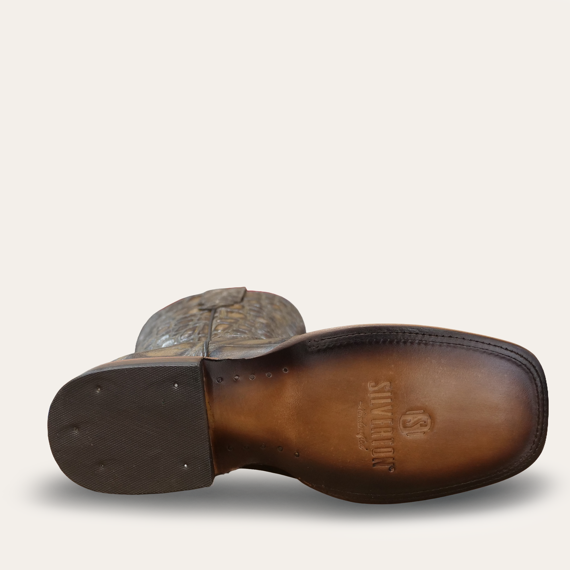 Silverton Alligator Print Boots Tucxon Boot Brown Honey BC6405818A