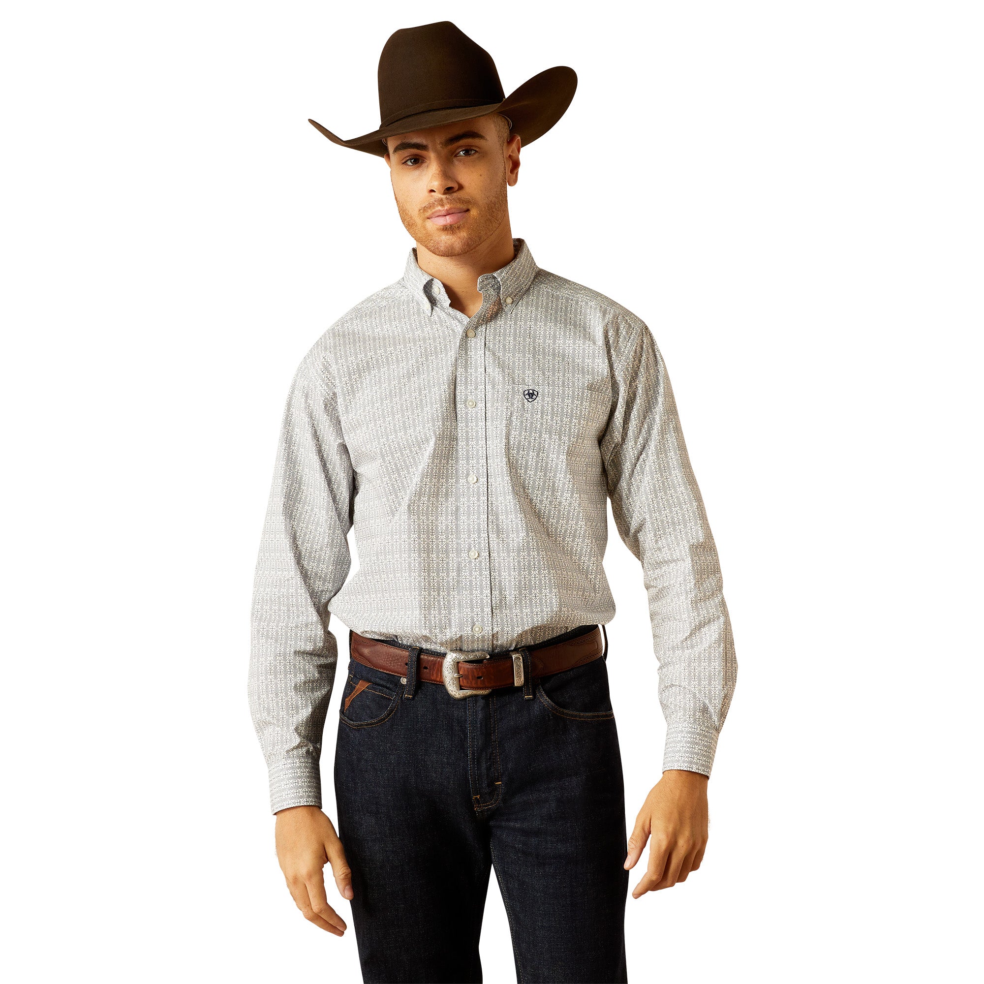 ariat mens long sleeve shirts