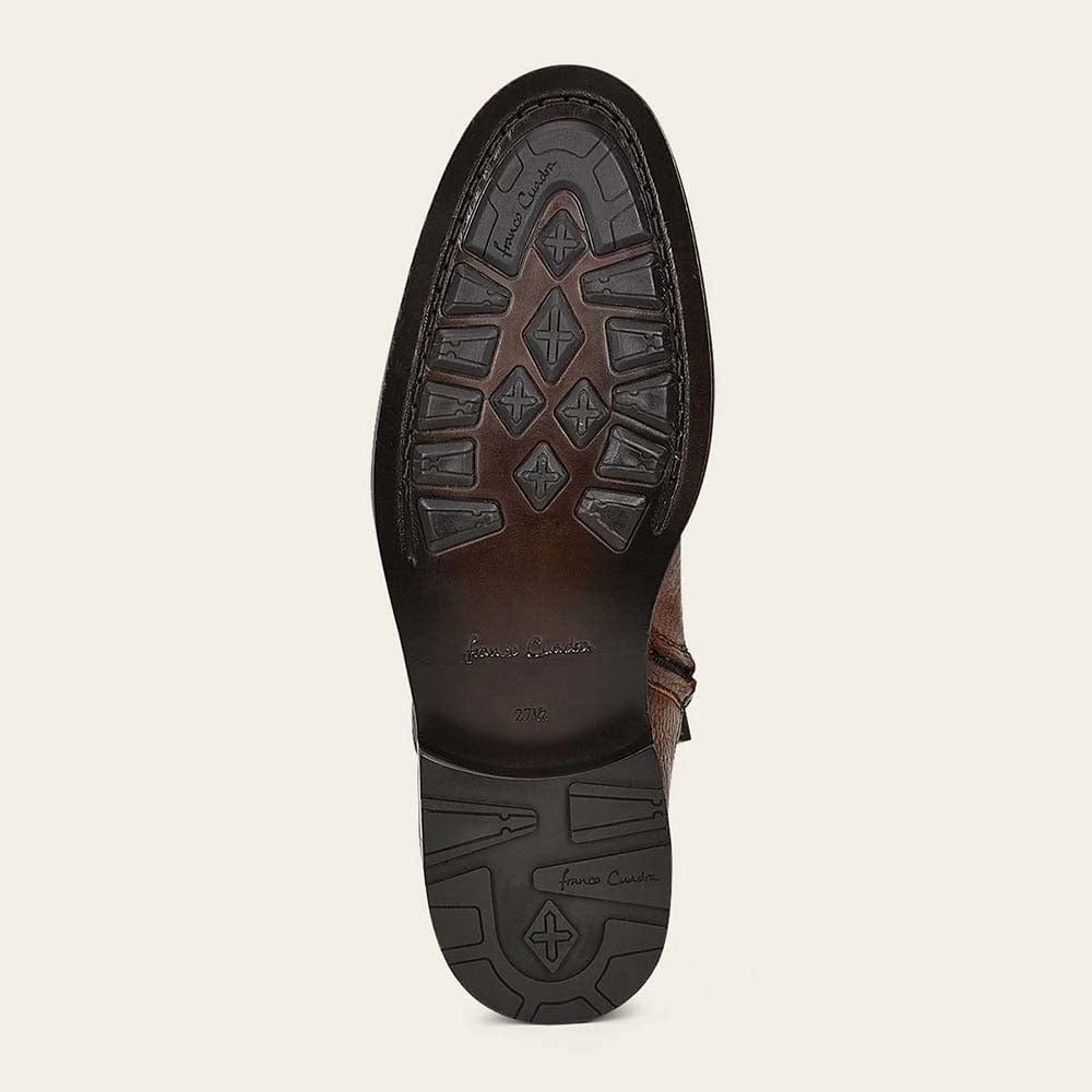 Cuadra Men&#39;s Zipper Round Toe Deerskin FC661