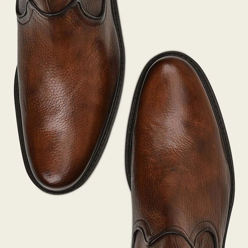 Cuadra Men&#39;s Zipper Round Toe Deerskin FC661