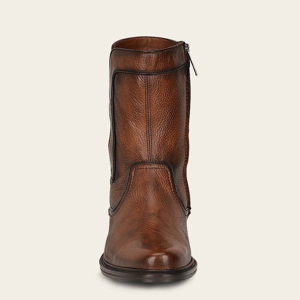 Cuadra Men&#39;s Zipper Round Toe Deerskin FC661
