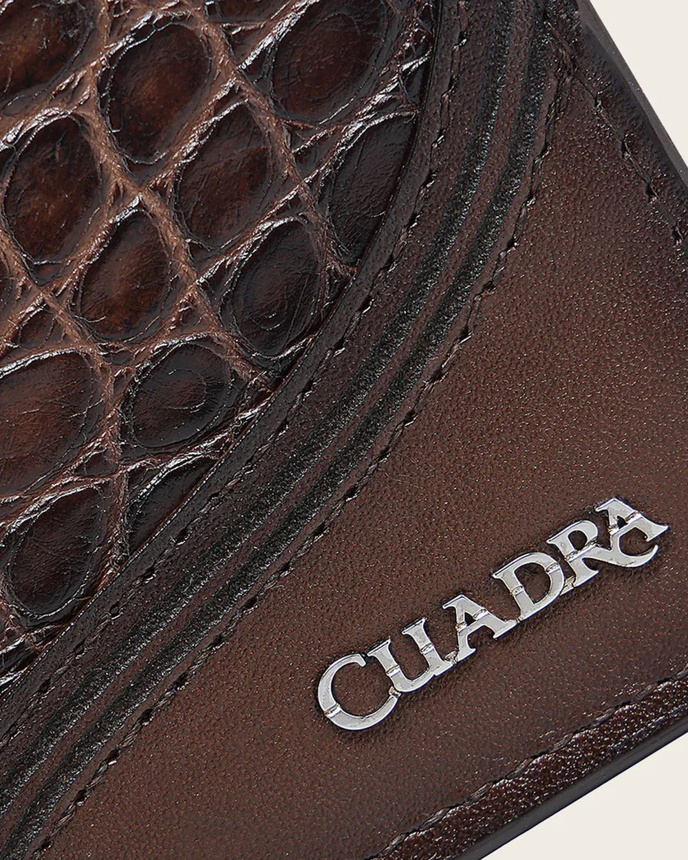 Cuadra Wallet Alligator Laser Brown