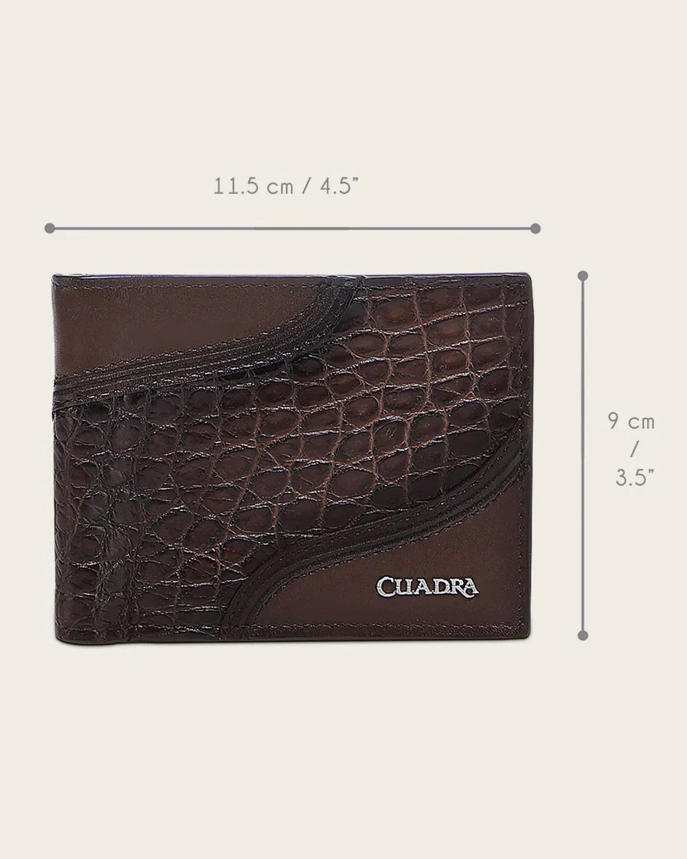 Cuadra Wallet Alligator Laser Brown