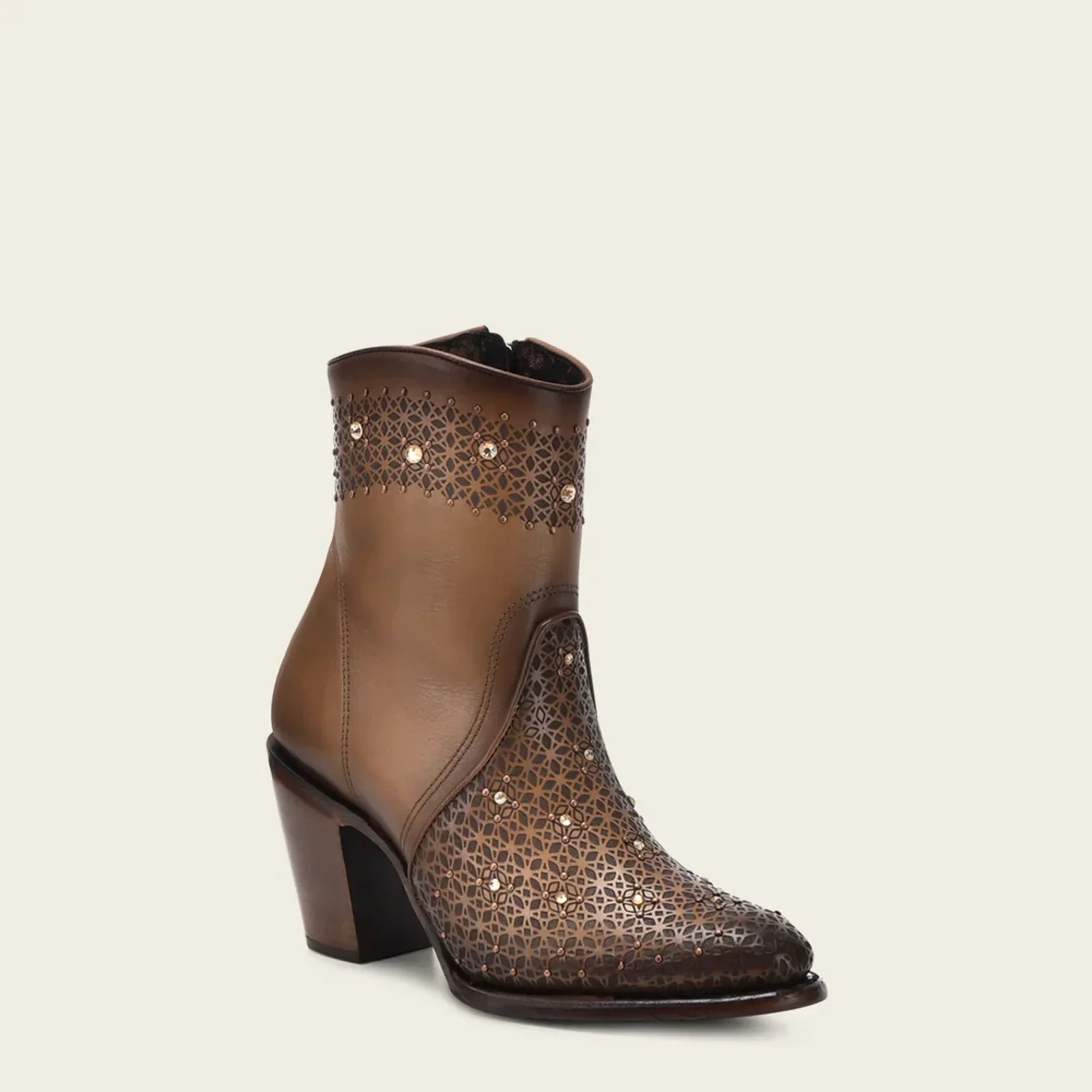 Cuadra Women&#39;s Round Toe Crystal Boots