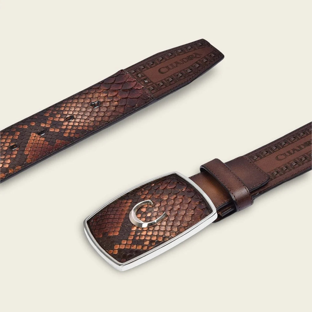 python skin belt