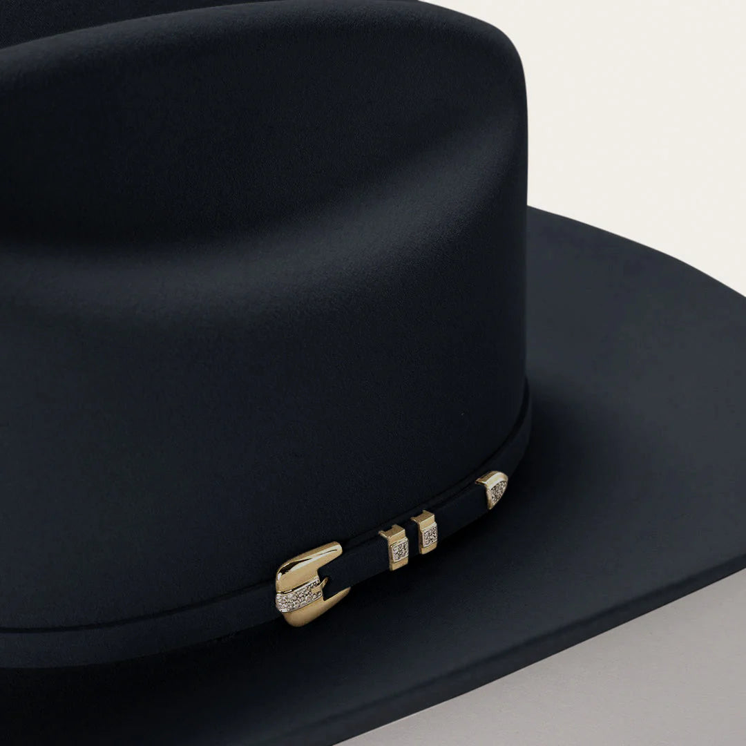 stetson 1000x beaver felt cowboy hat diamante black