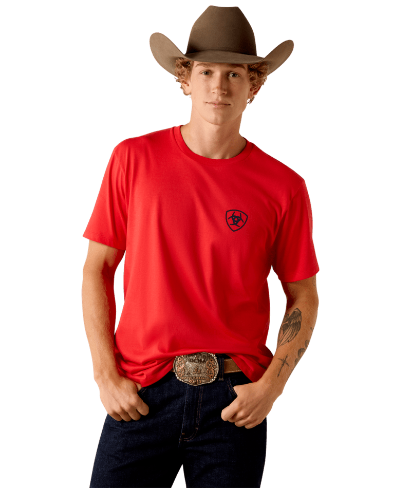 10054352 Ariat Men's Chinelos Hex T-Shirt