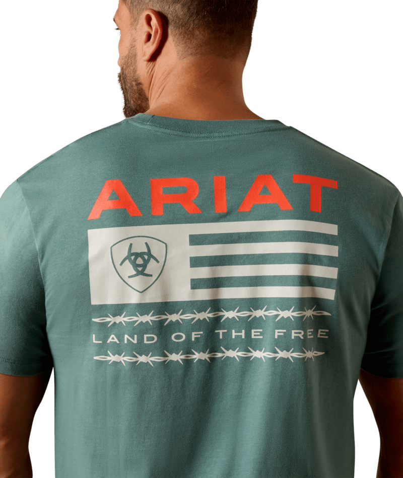10061355 Ariat Hidden Valley Flag T-Shirt