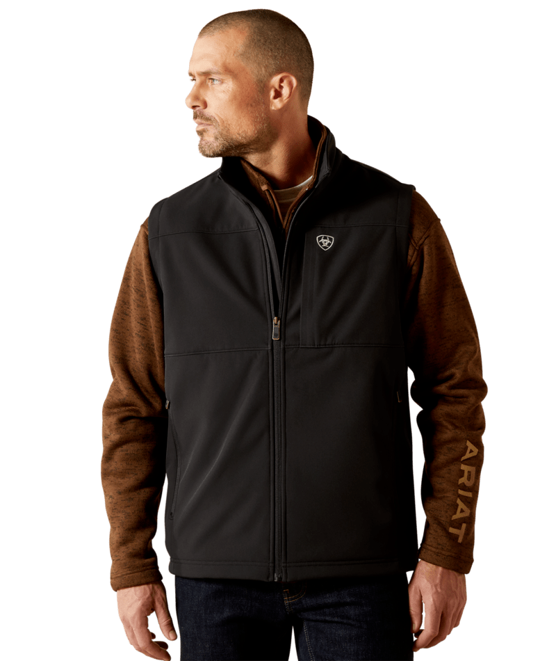 Ariat Men's Vernon Softshell Vest Black 10062600