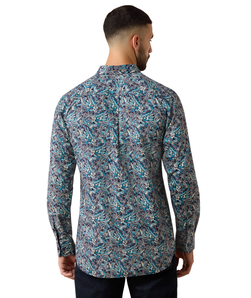Ariat Men's Clem Fitted Paisley Shirt 10079287