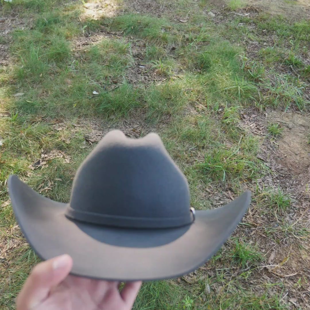 stetson brehnam grey 4x cowboy hat