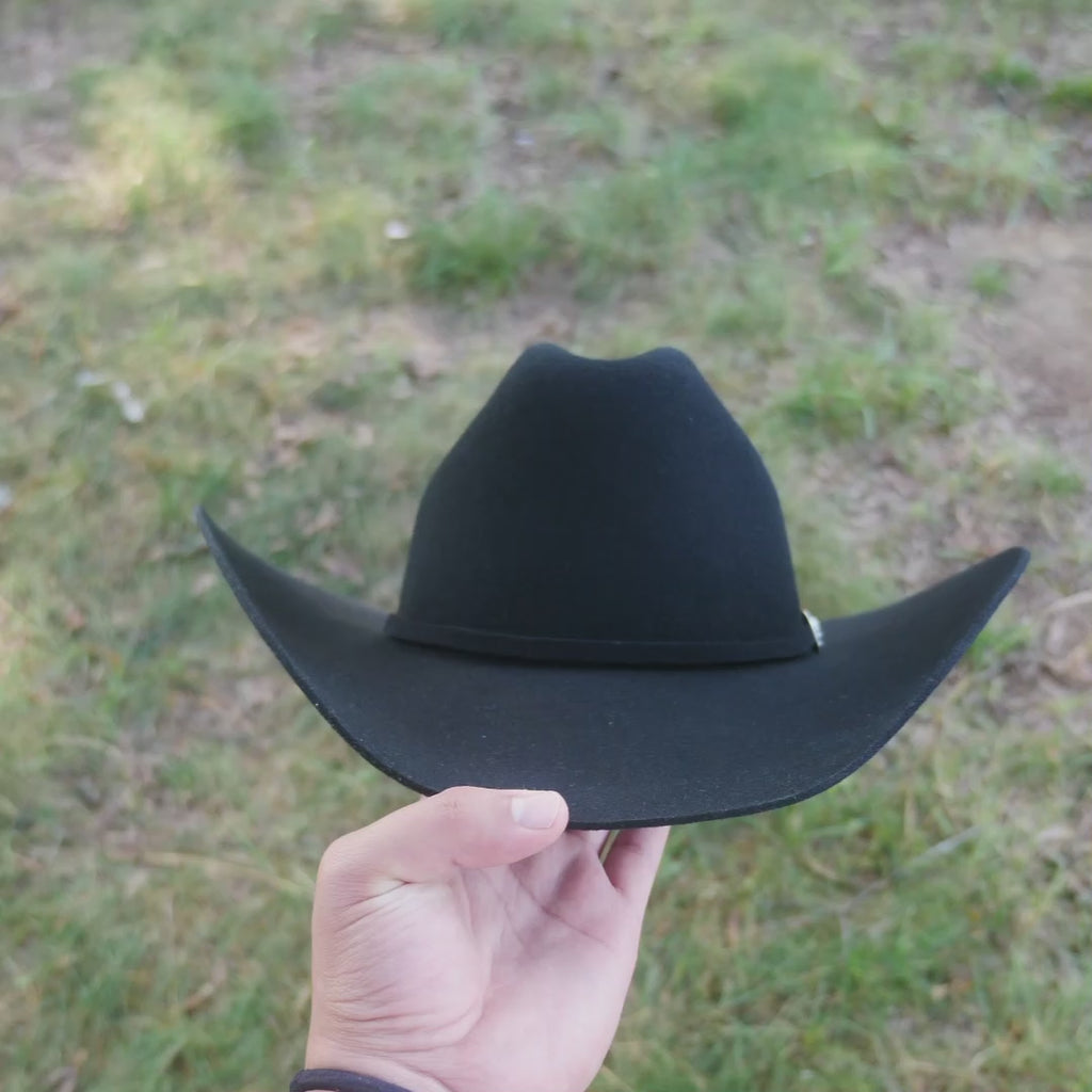 stetson brenham black 4x cowboy hat