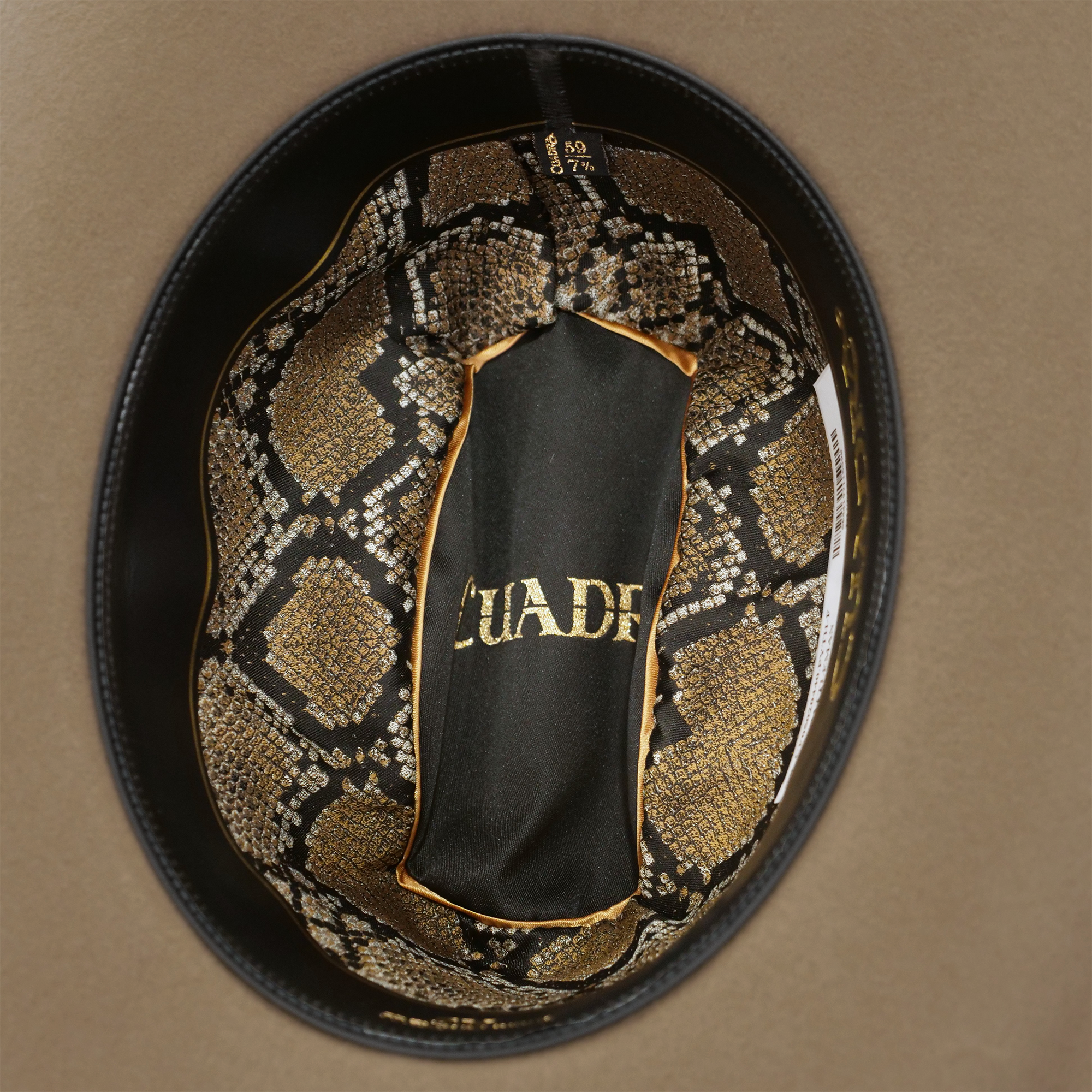 Python Cowboy Hat Cuadra 5x Wool Fawn Python Cowboy Hat – ELP Western