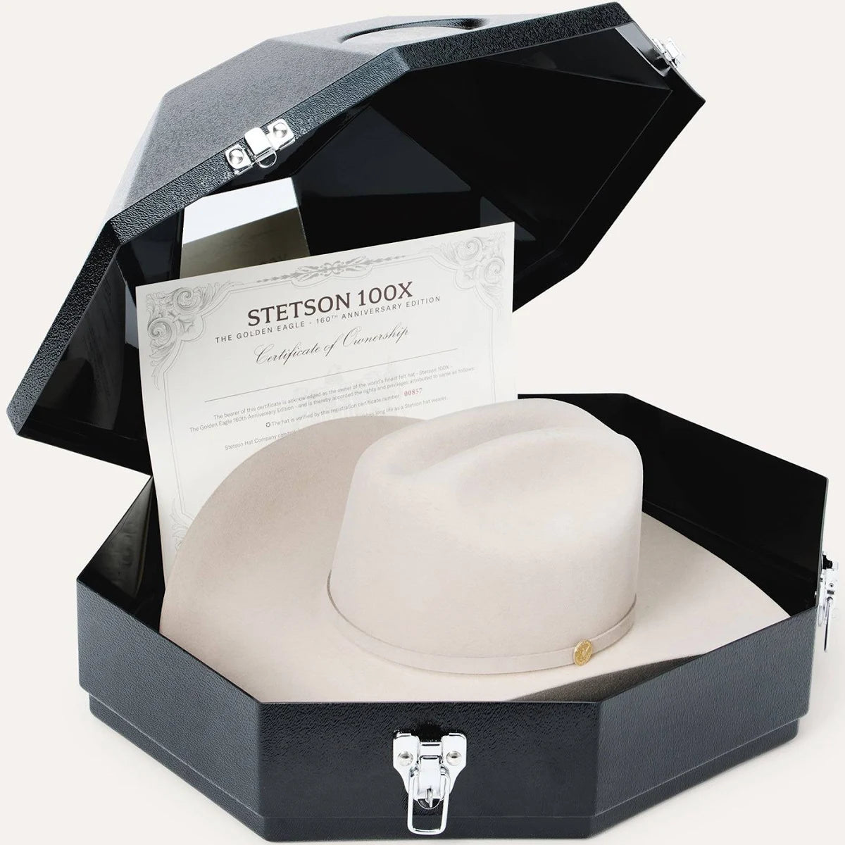 Stetson 100x Golden Eagle 160th Edition Silverbelly 7242