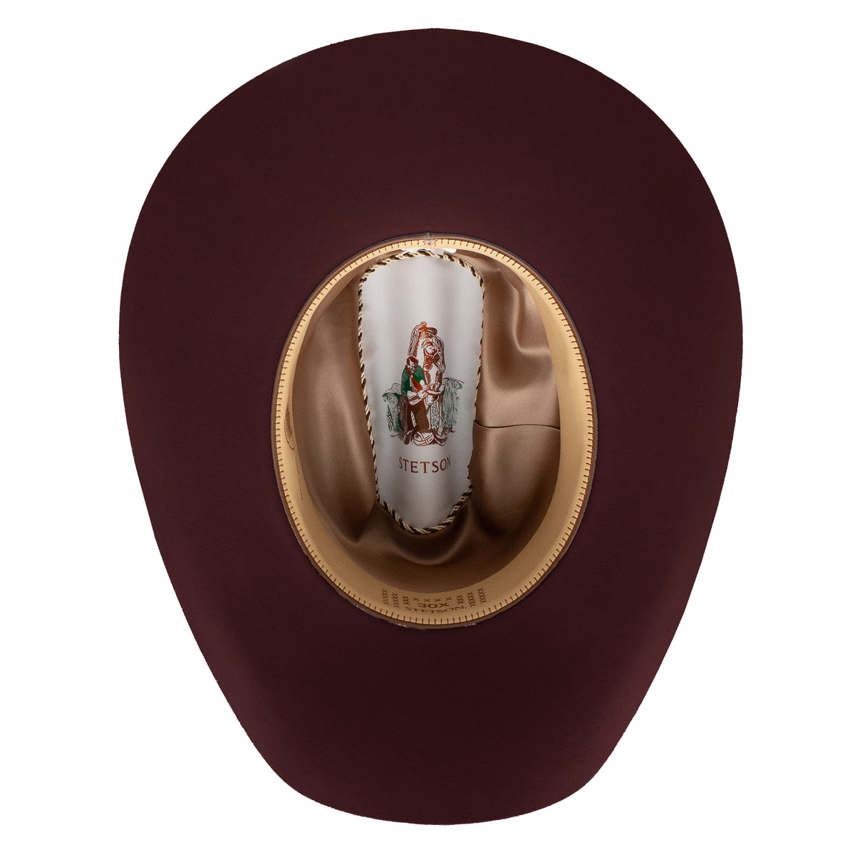 Stetson 30X El Patron Cowboy Hat Oxblood