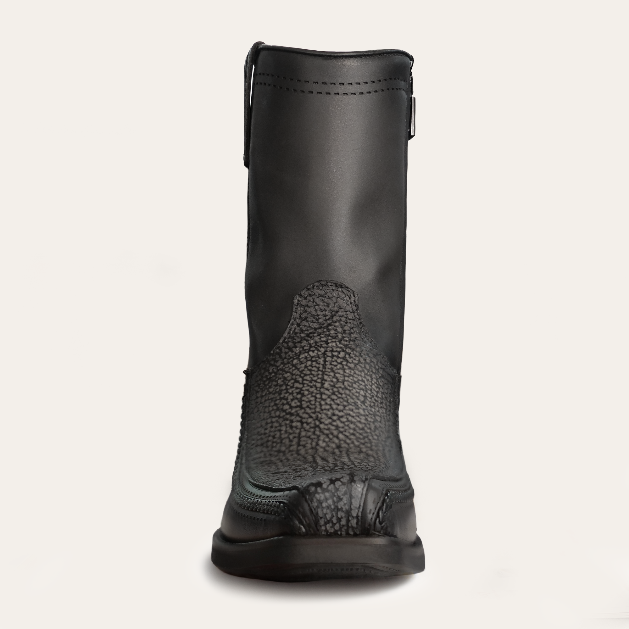 Cuadra Men's American Bison Zipper Boots Grey CC347