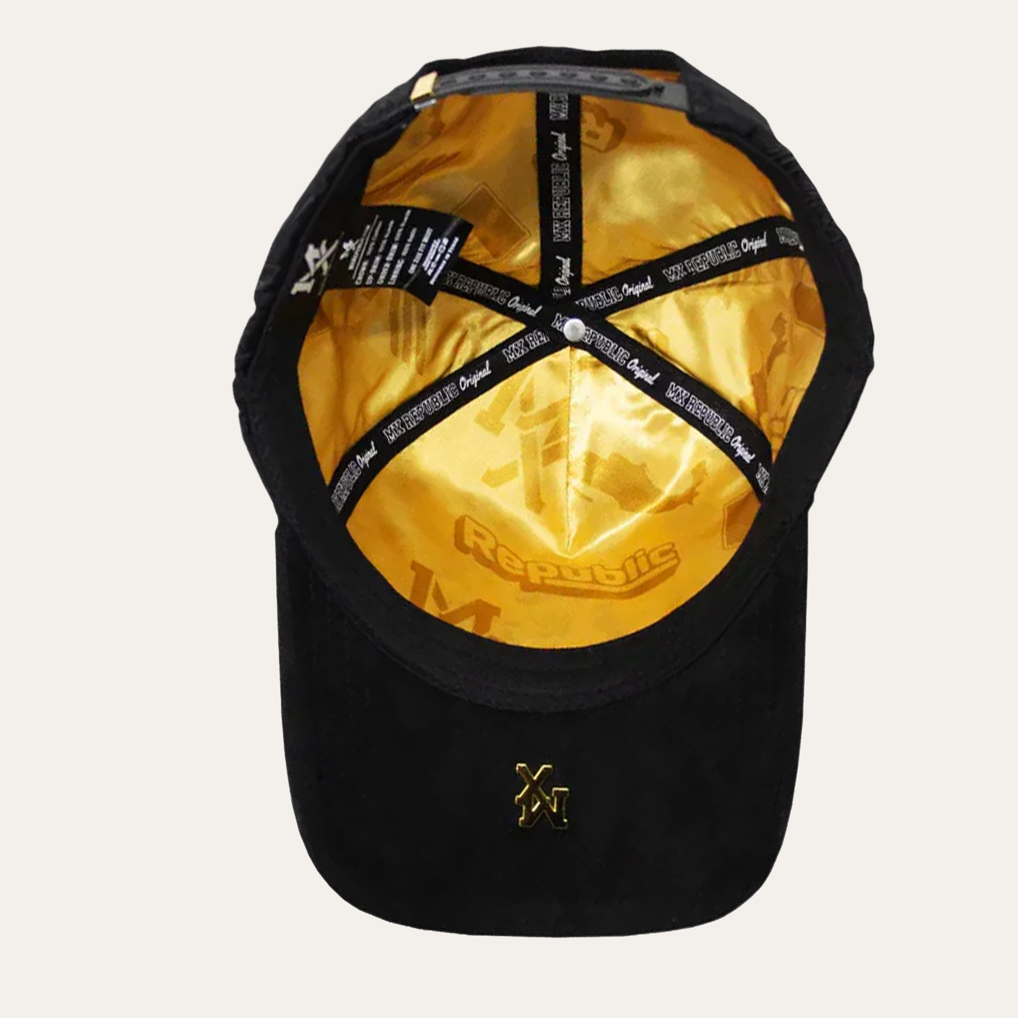 Gold Black Diamond Deluxe Cap MX5006