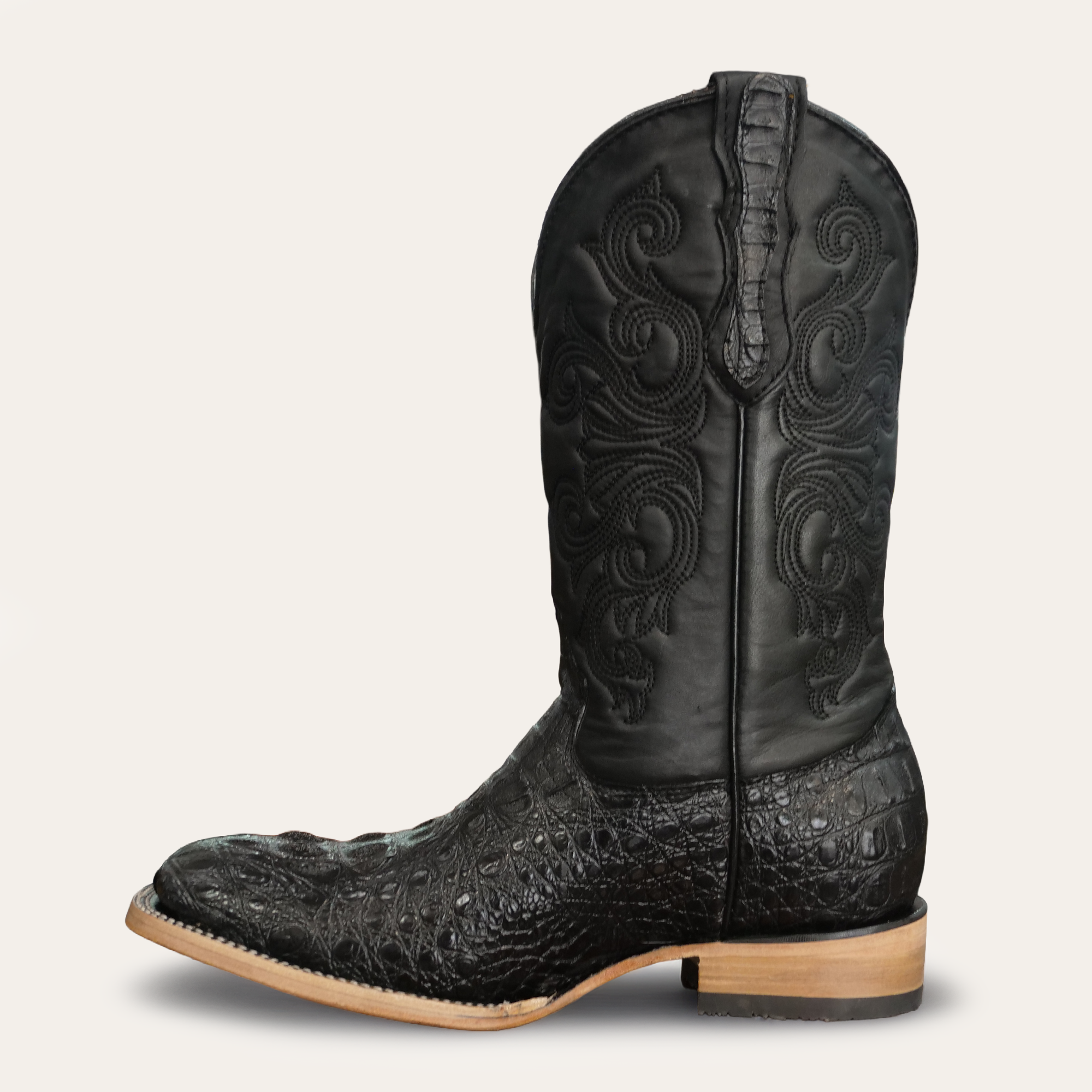 NUCA CAIMAN BLACK PRINT BOOTS H24