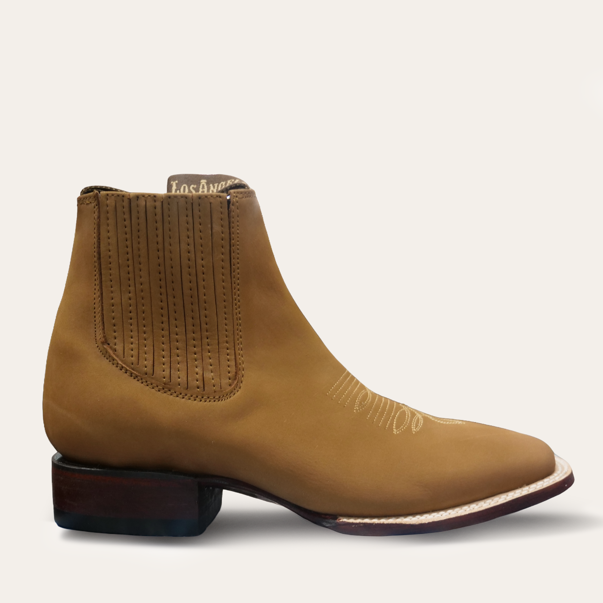 Botin Nobuck Ankle Boots Square Toe Shedron 70BM6350