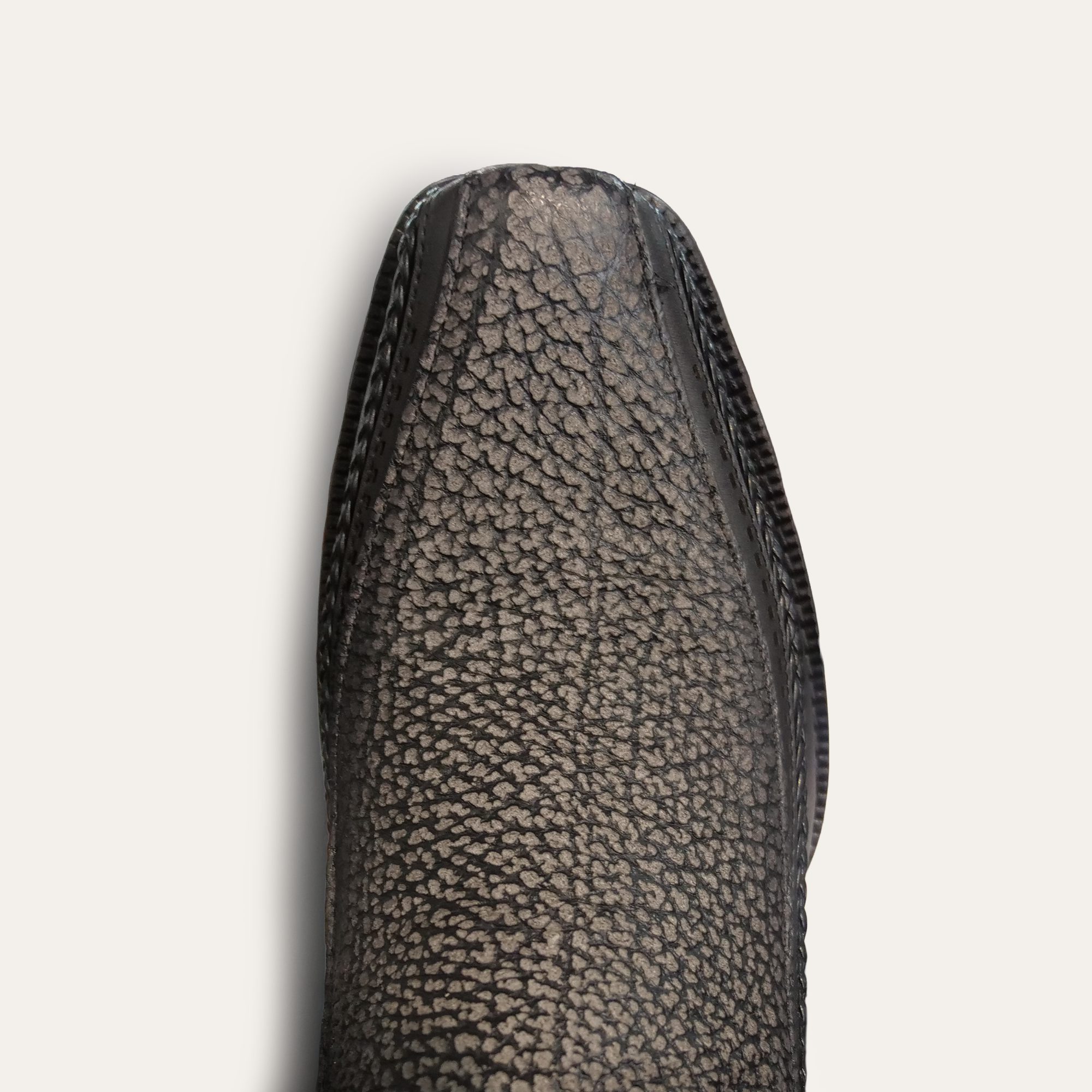 Cuadra Men's American Bison Zipper Boots Grey CC347