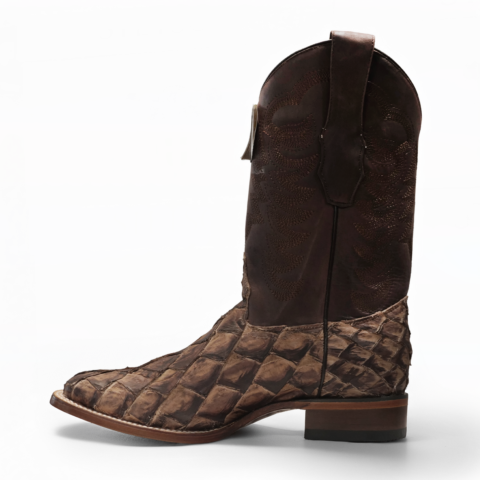 Fish Boot Los Altos Pirarucu Square Toe Cacao 8221046