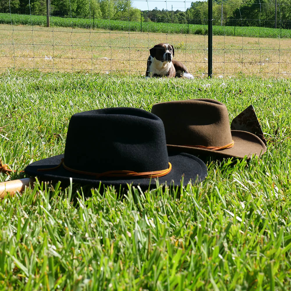 STETSON HAT WITH CHINSTRAP