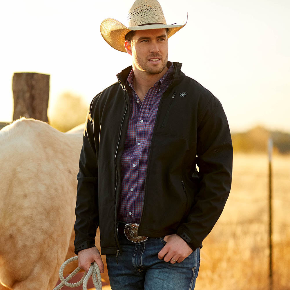 Ariat Men&#39;s Softshell Black Logo