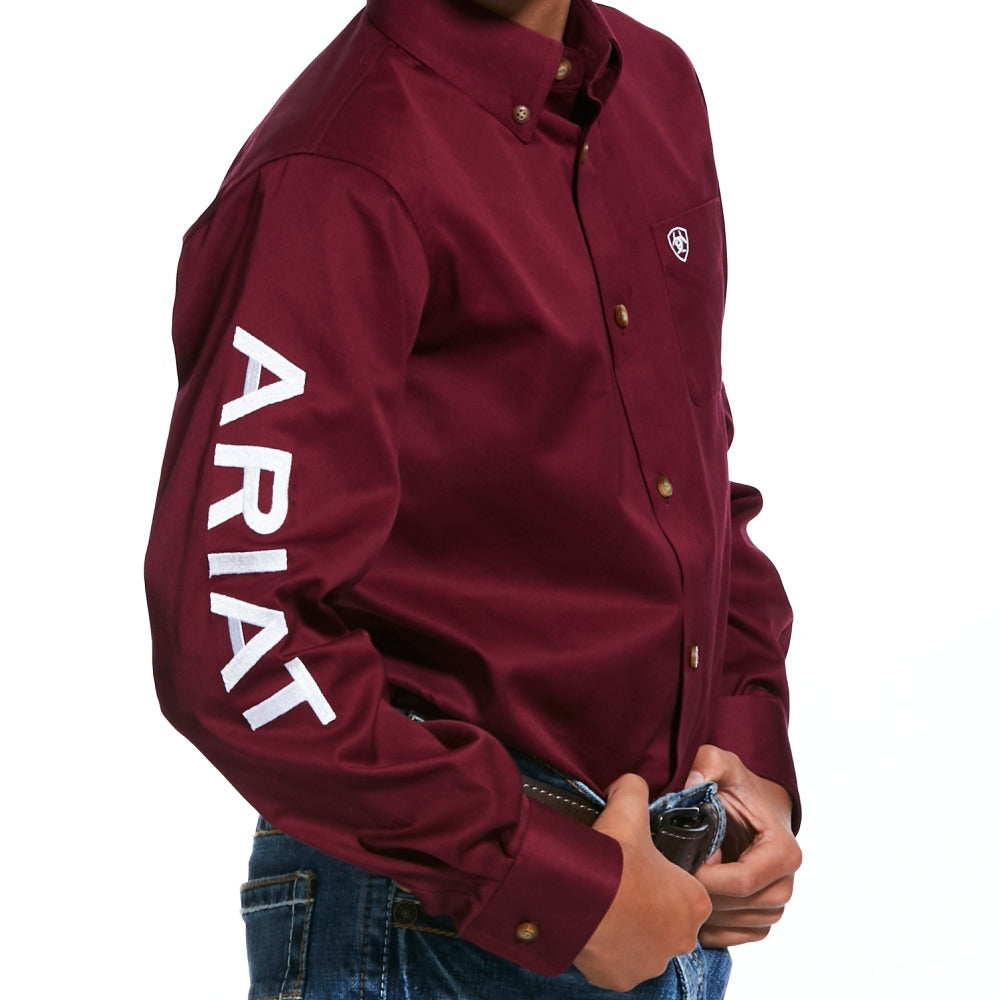 camisa ariat de nino 