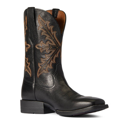 mens ariat boots in black