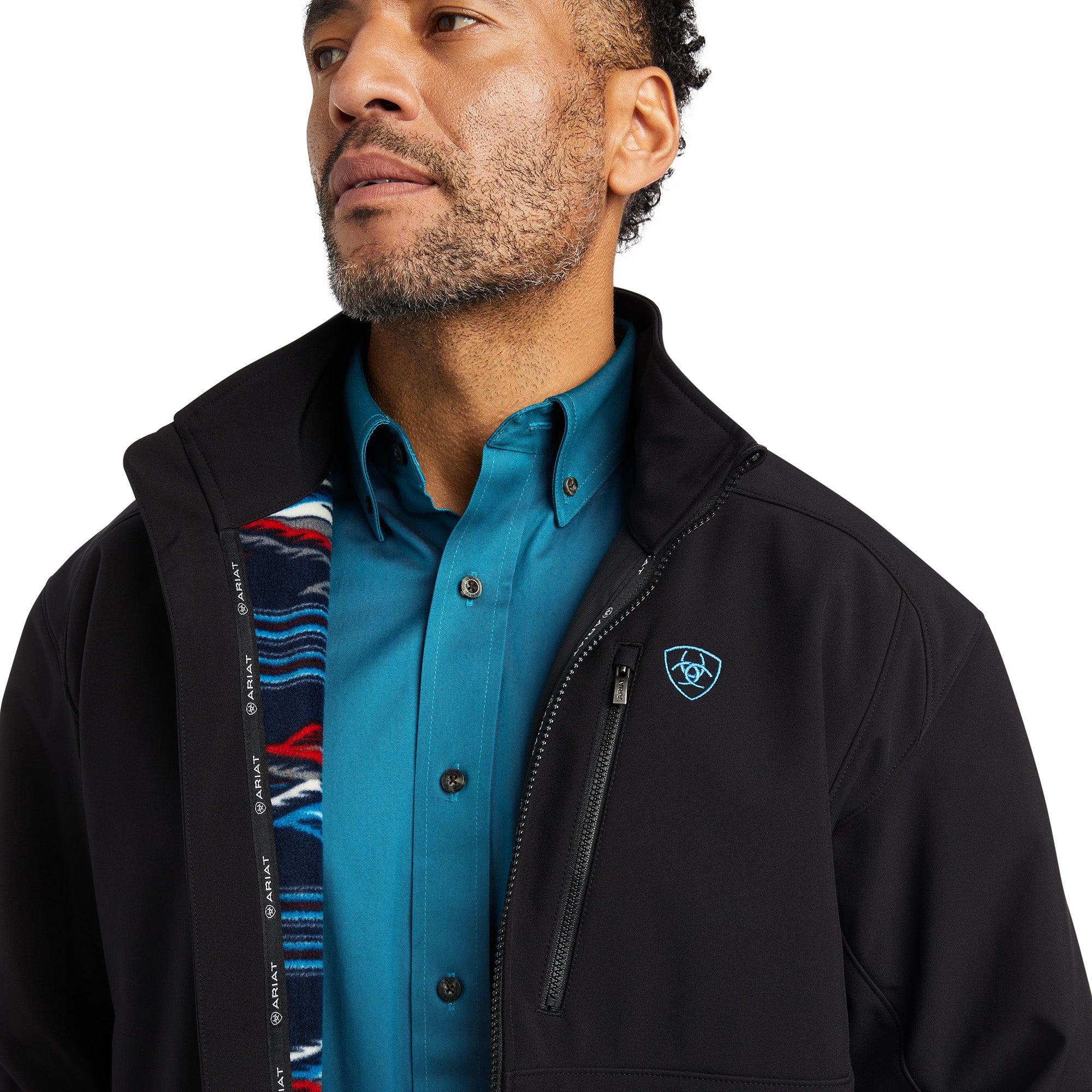 soft black jacket for men