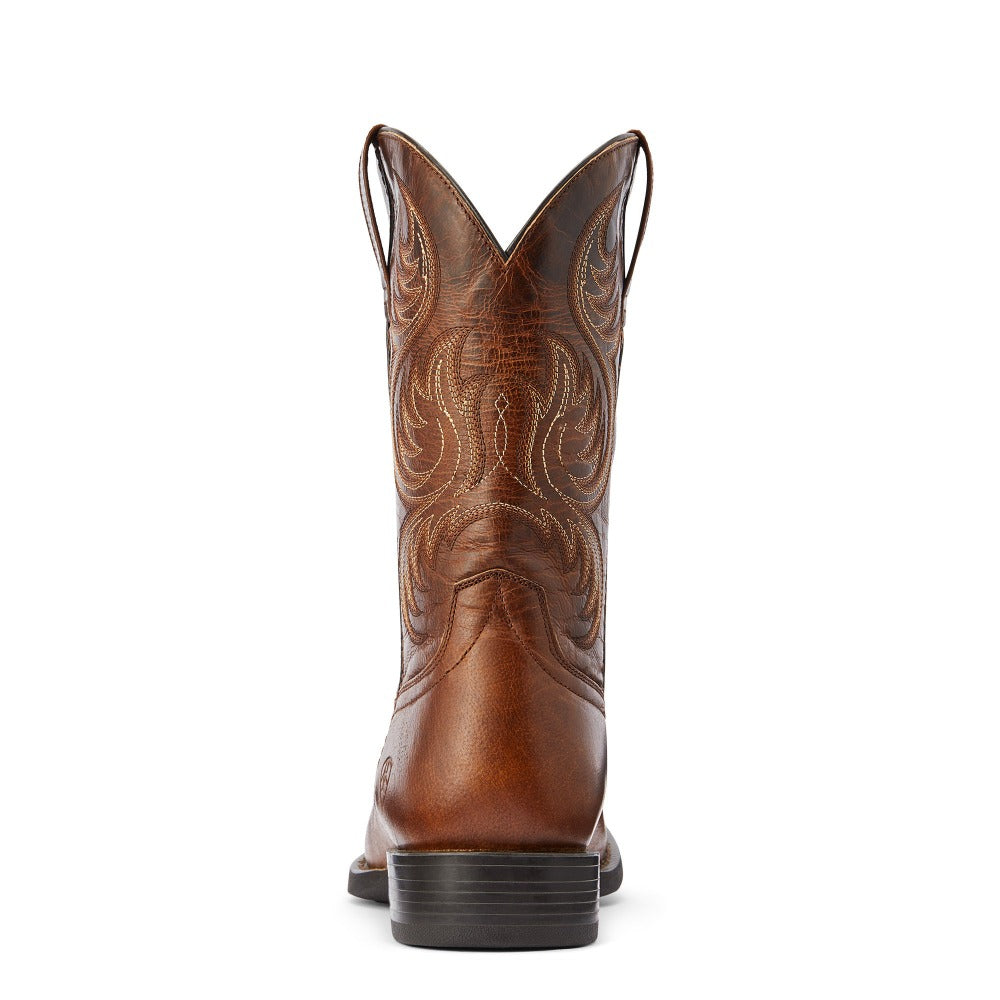 square toe men boots