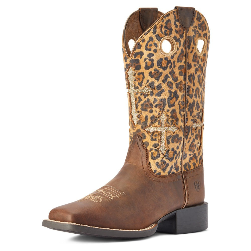 leopard print boots